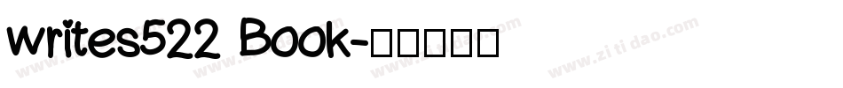 writes522 Book字体转换